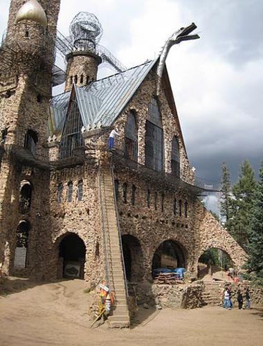 Frente del Castillo de Bishop, en Colorado (Estados Unidos)