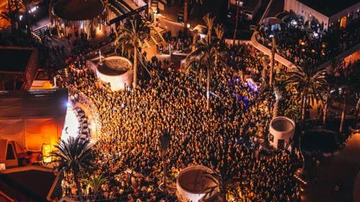 Una de las fiestas Children of the 80's celebradas en el espectacular escenario del Hard Rock Hotel Tenerife