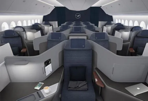 Así son los nuevos asientos de lujo de los aviones de Lufthansa