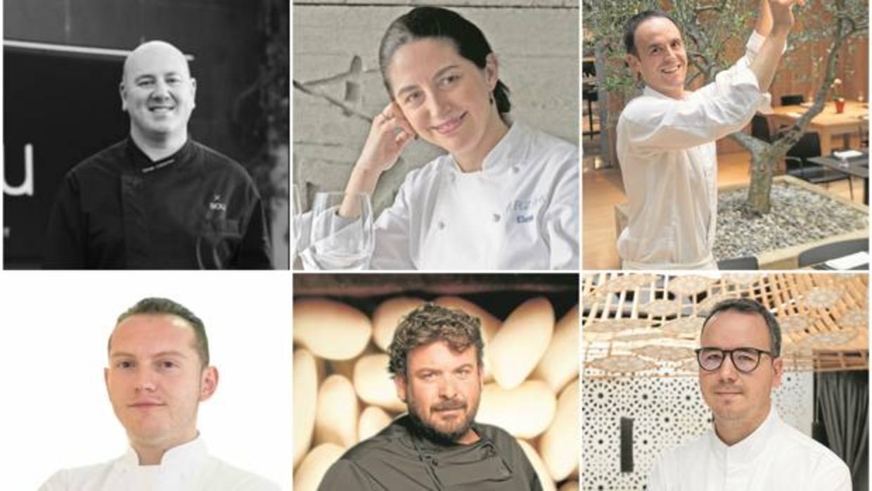 Toemu Caldentey, Elena Arzak, Íñigo Lavado, Iván Muñoz, Dani Frías y Paco Morales