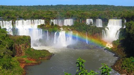 Cataratas de Iguazú vistas desde el lado brasileño