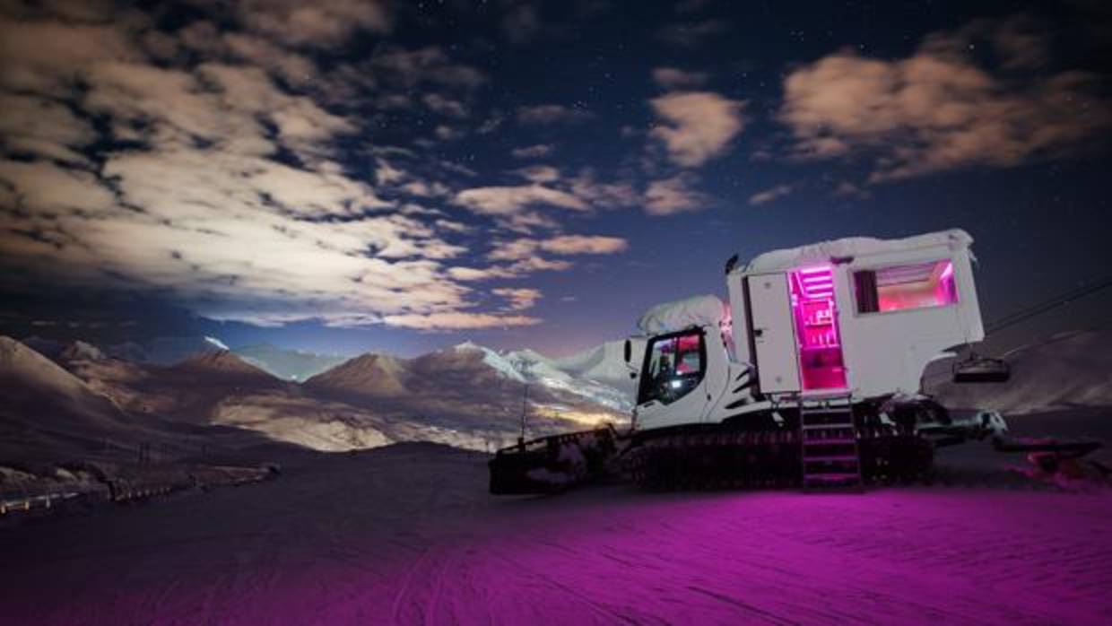 Over the moon, la propuesta para una noche romántica en la estación de La Plagne