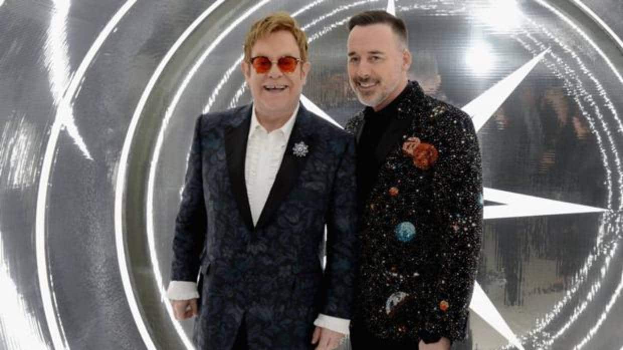 Elton John, durante la fiesta de 2017 en Hollywood