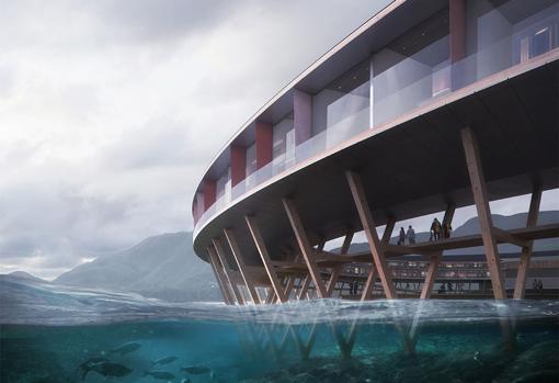 Así será el hotel del Ártico con forma de nave espacial