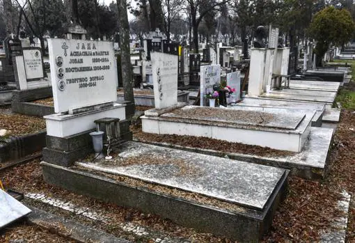 Cementerio donde se halla la tumba de Zorba, en Skopje