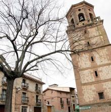 Vista exterior de la Iglesia de Pedroso (la Rioja)