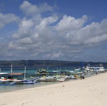 Embarcaciones tradicionales en Boracay