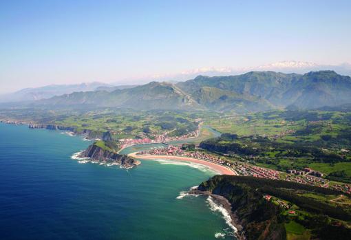 Una muestra del apabullante paisaje asturiano, en Ribadesella