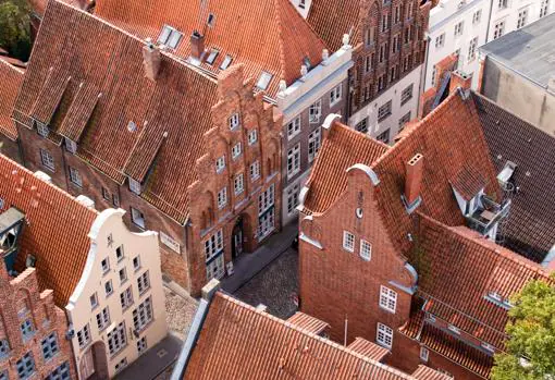 Viejas casas de mercaderes, en Lübeck