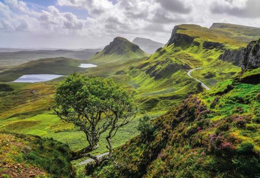 Montañas Quiraing, en la isla de Skye (Escocia)