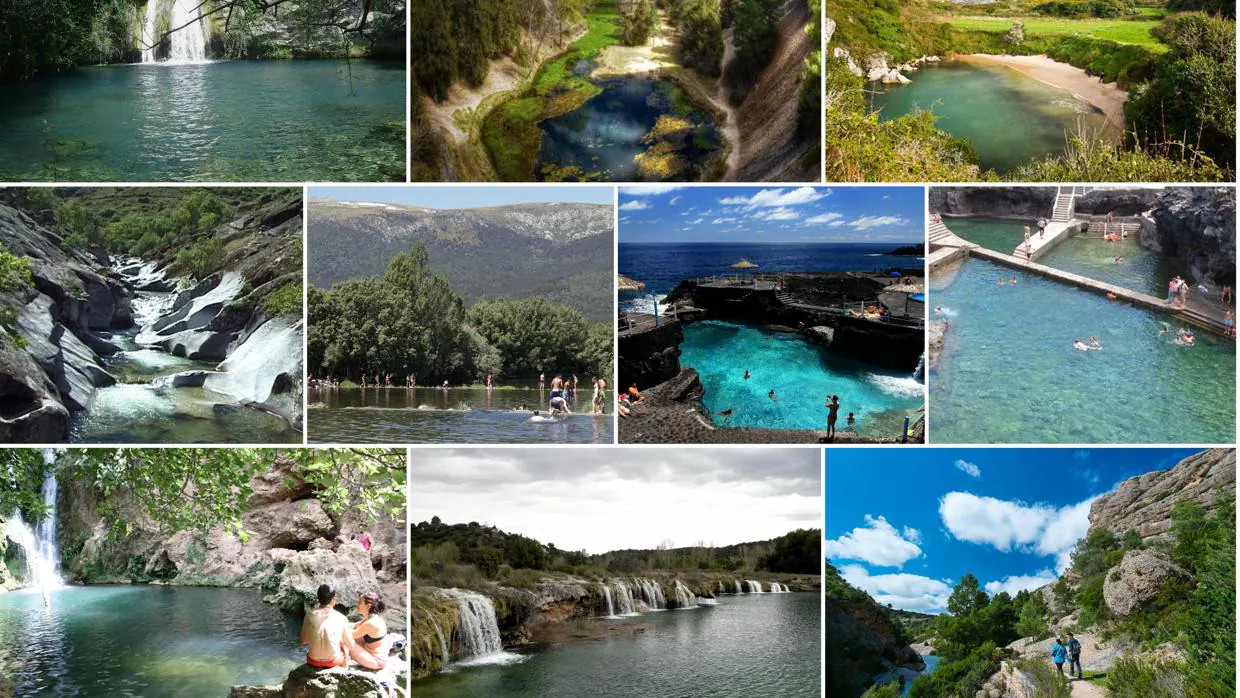 Imágenes de diez de las piscinas naturales que merece la pena descubrir en España