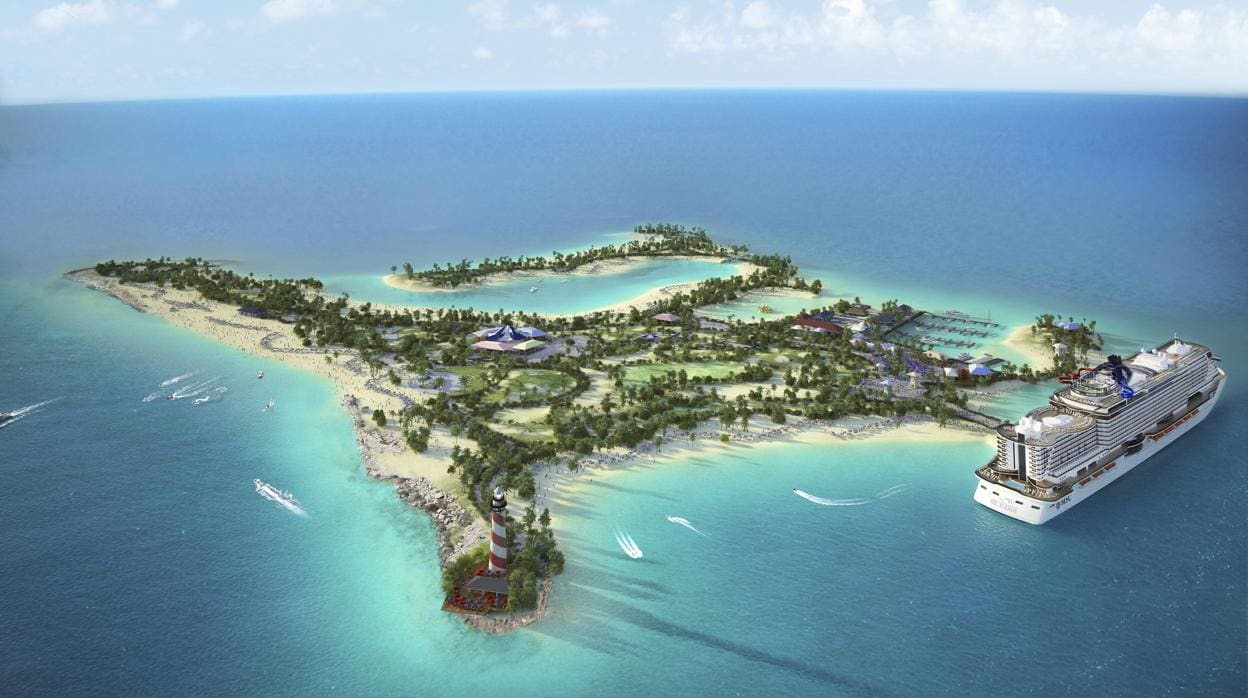 Así es la isla privada que se está «fabricando» en el Caribe