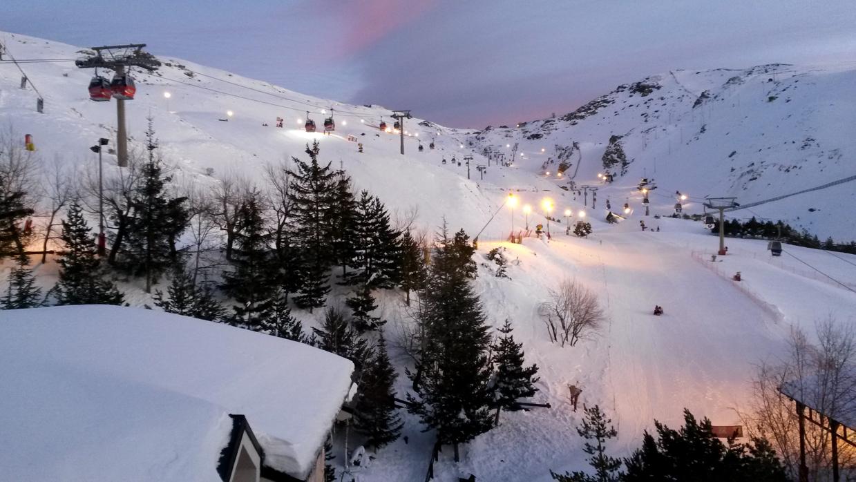 Anochecer en Sierra Nevada