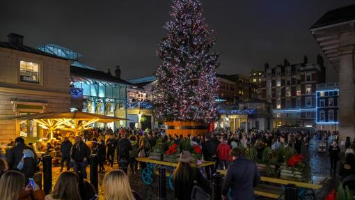 Mercado de Covent Garden en Navidad