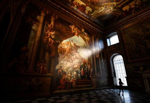 The Painted Hall, Old Royal Navy College, Londres