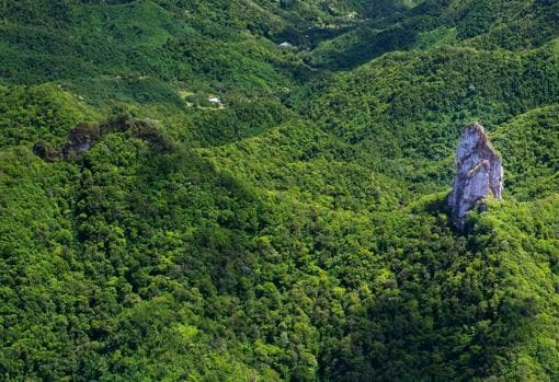La ruta hacia la roca sagrada de las Islas Cook