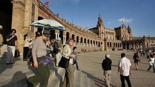 Plaza de España, en Sevilla