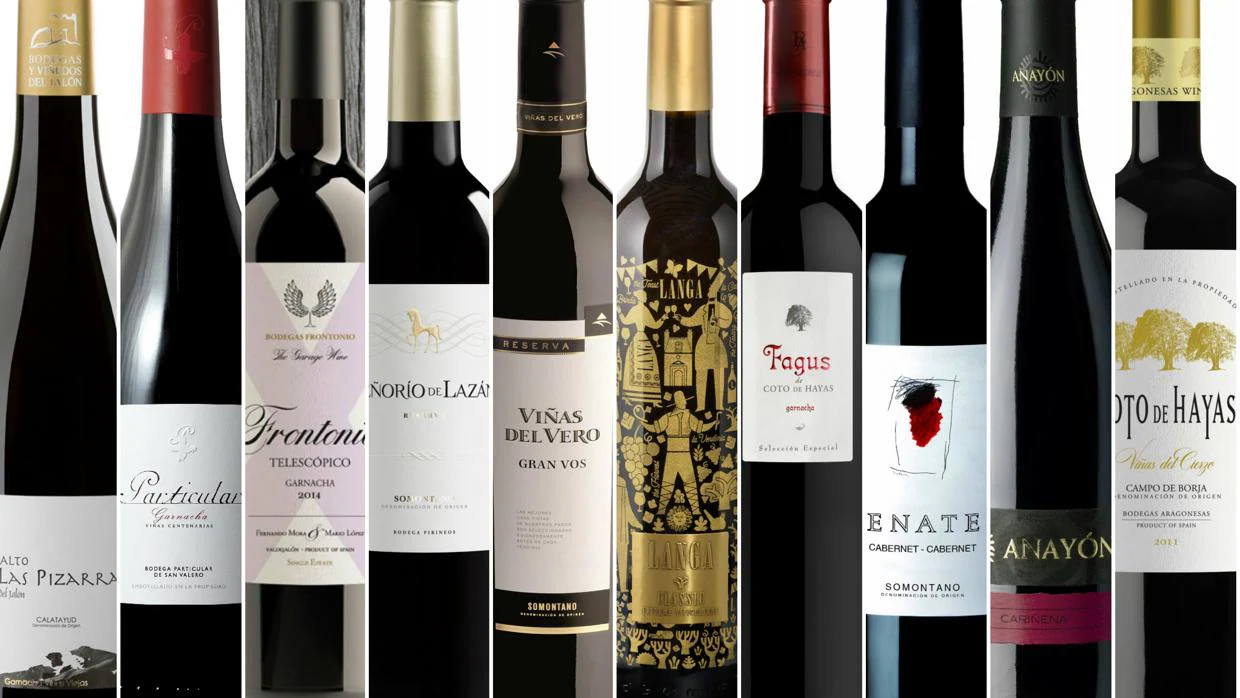 Diez vinos imprescindibles de las bodegas de las D. O. aragonesas