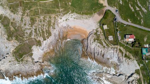 Playa Rosamunda, Cantabria