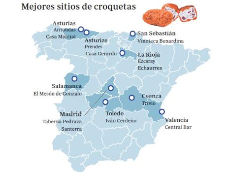 Estas son diez de las mejores croquetas de España