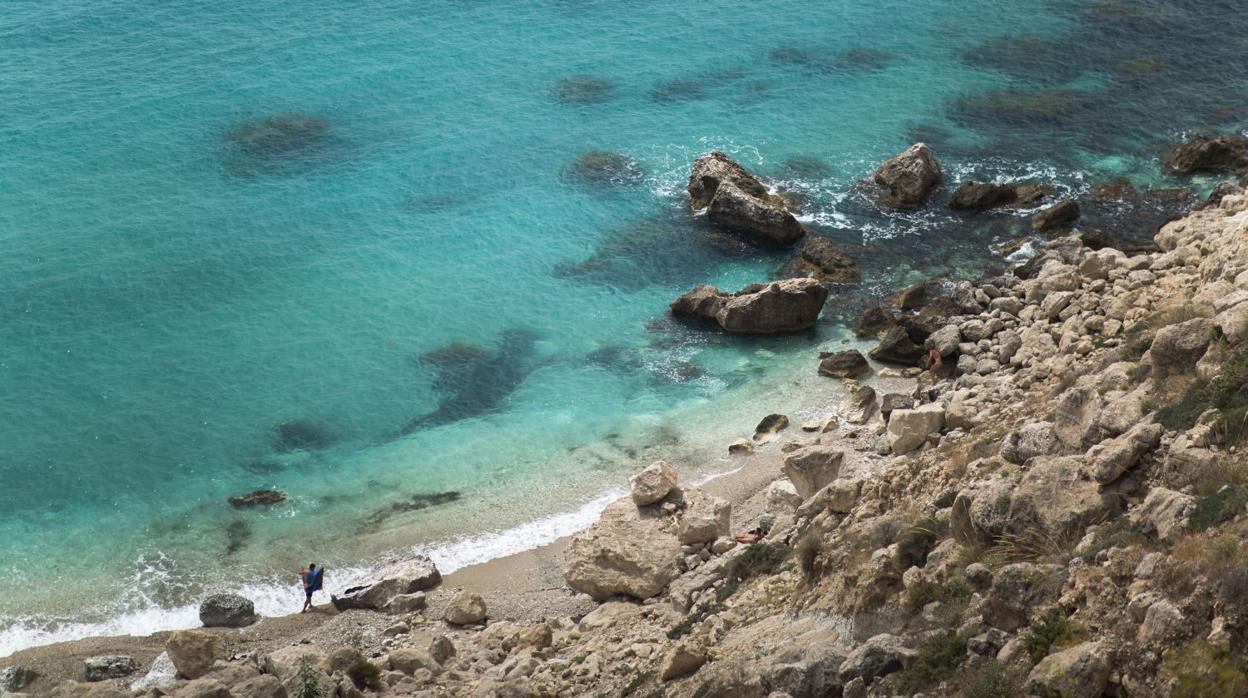 Cala de San Pedro, en Almería