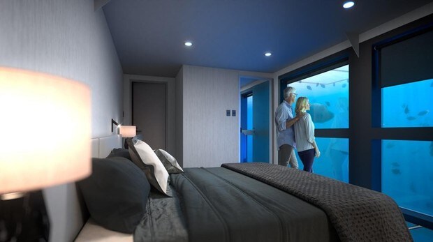 Lo último: dos suites bajo el agua con vistas a la Gran Barrera de Coral
