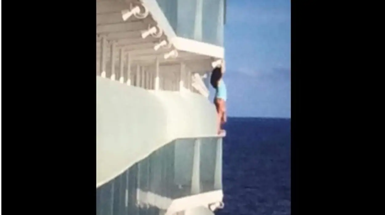 La «locura» de una mujer que fue expulsada de un crucero por arriesgar su vida