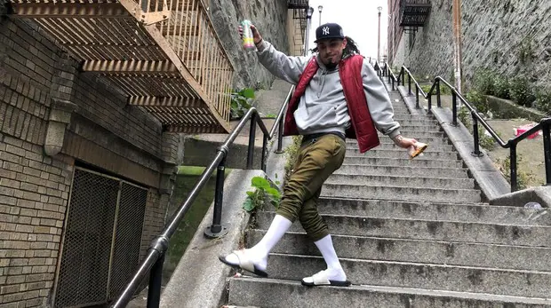 Los turistas descubren las escaleras donde se rodó «Joker», en Nueva York
