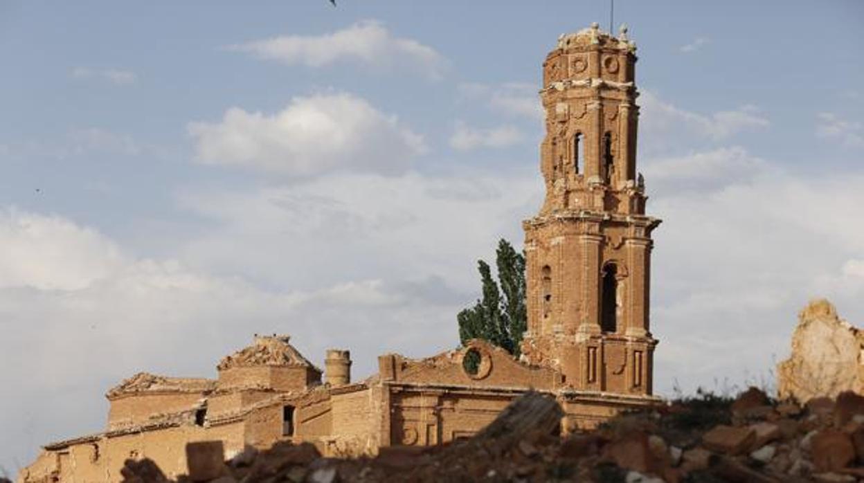 Población de Belchite, en Zaragoza