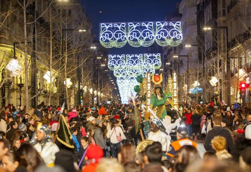 Cabalgata de los Reyes Magos en Granada