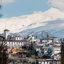 Sierra Nevada, vista desde Granada