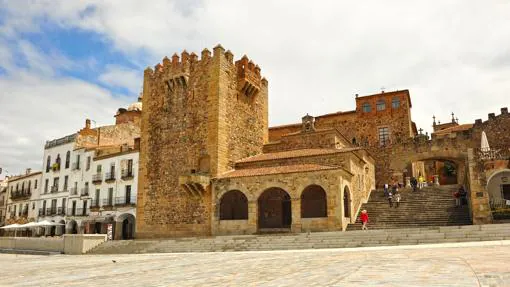 Vista de la Plaza Mayor de Cáceres