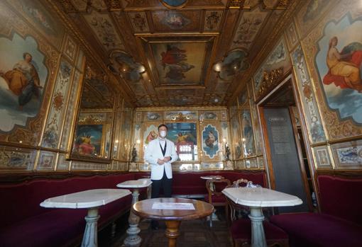Interior del Café Florian, en Venecia