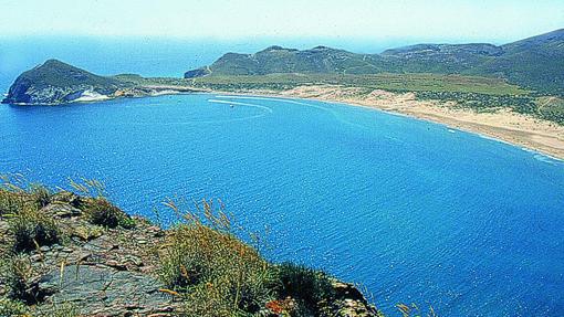 Playa de los Genoveses, en el Cabo de Gata