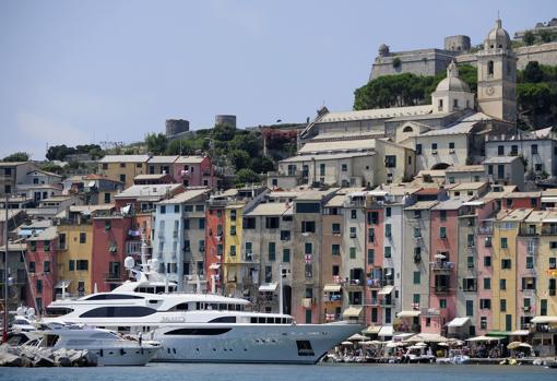 Vistas de Portovenere, Italia