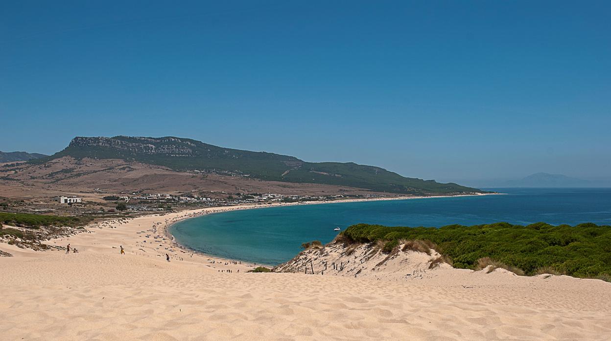 Playa de Bolonia, en Tarifa, Cádiz