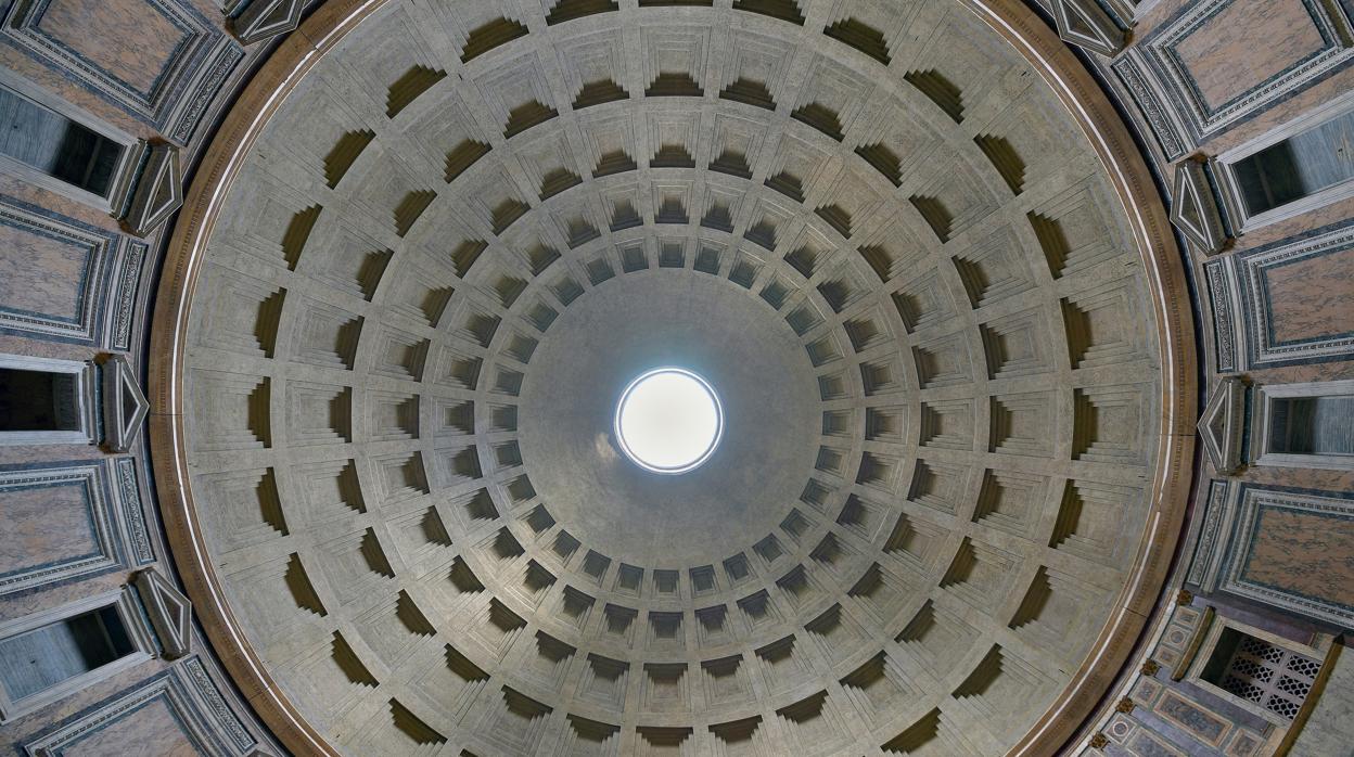Interior de la cupula del Panteón
