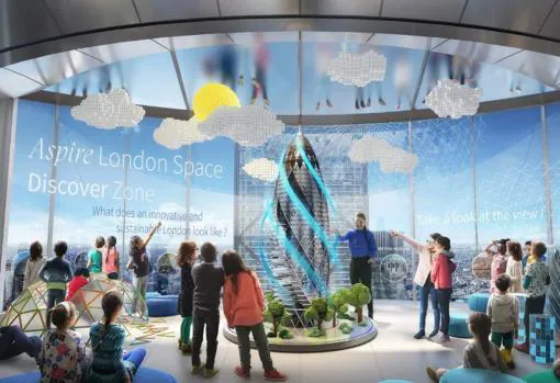 La instalación educativa Aspire London Space tendrá vistas de Londres