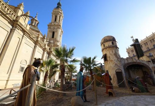 Belén de la Plaza del Pilar, en Zaragoza