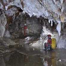 Sima del Aire, en la Sierra de las Nieves