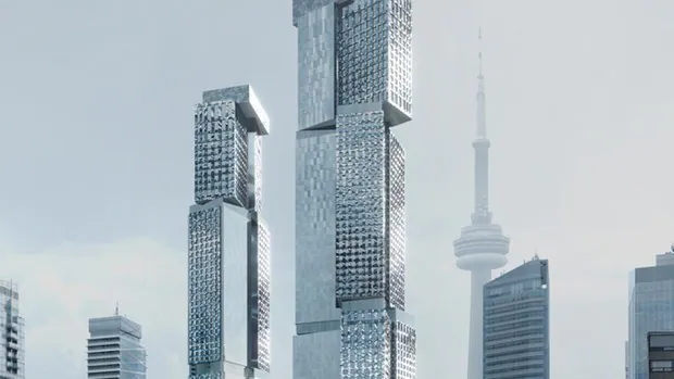 Los dos nuevos y espectaculares rascacielos de Frank Gehry parecen esculturas