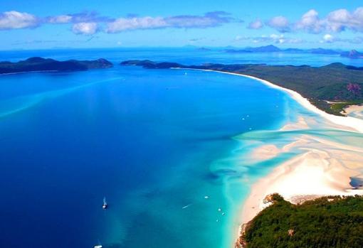 Playa de Whitehaven en Australia