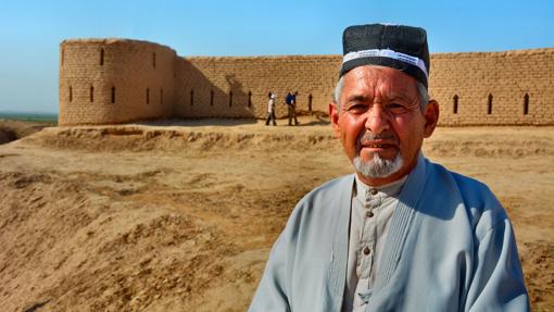 La Ruta de la Seda pasaba por ciudades uzbekas como Kampyrtepa, cerca de Afganistán