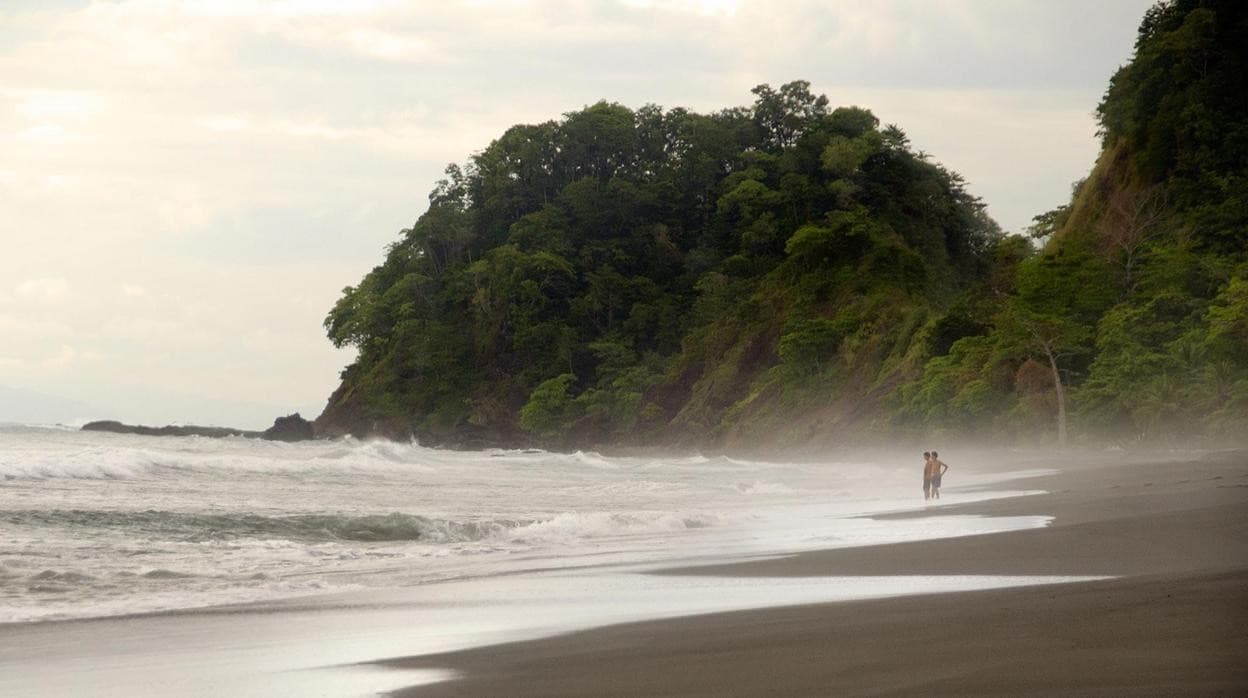 Playa Hermosa, en la costa del Pacífico de Costa Rica