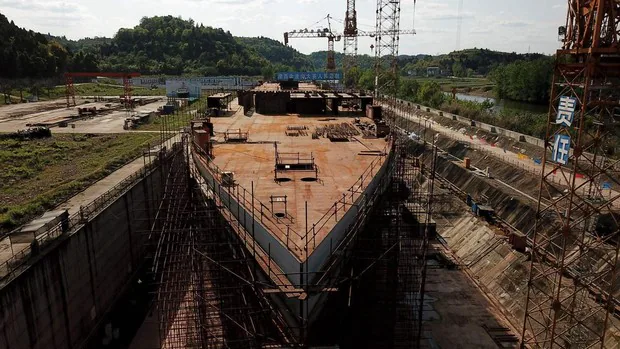 Así es la réplica exacta del Titanic que se está construyendo en China