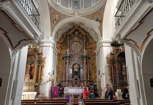 Interior de la iglesia de San Francisco Javier