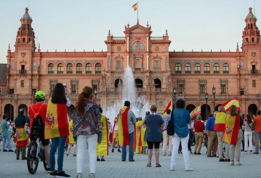 La Plaza de España fue edificada para la Exposición Iberoamericana de 1929