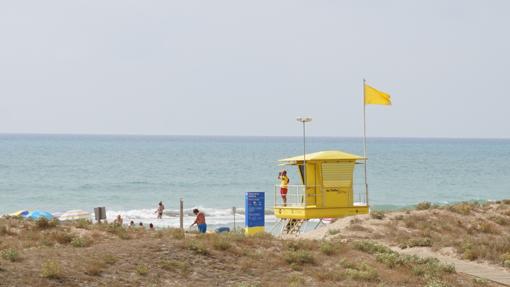 Torre de vigilancia en Playa Roberta