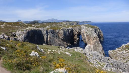 Acantilados de la costa de Asturias