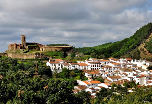 Panorámica de Almonaster La Real